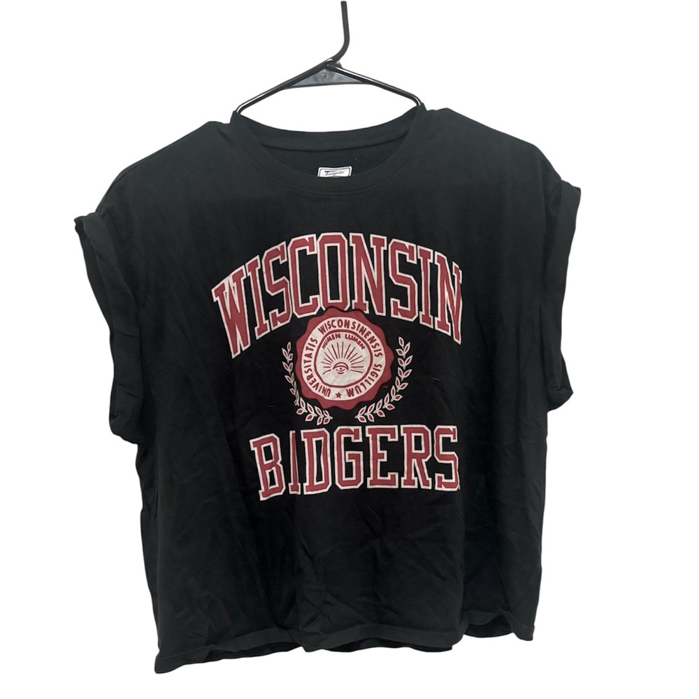 AE TAILGATE WISCONSIN BADGERS MUSCLE TEE size M
